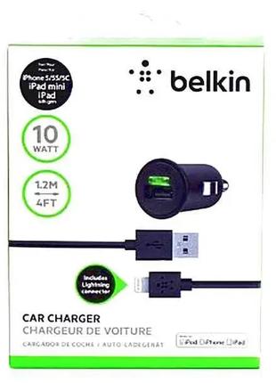 АЗУ BELKIN 1USB + iPhone (2 в 1)