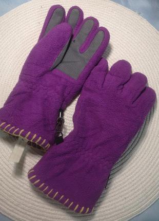 Флисовые перчатки 🧤 на 4-6 лет варежки polartec aircore 200 пе...