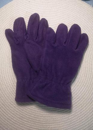 Флисовые перчатки где-то на 6-8 лет варежки 🧤 перчатки