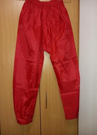 Непромокаемые брюки дождевик 5-6 лет