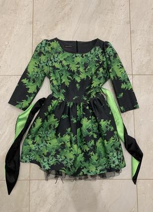 Платье женское короткое с поясом зеленое черное платье just woman