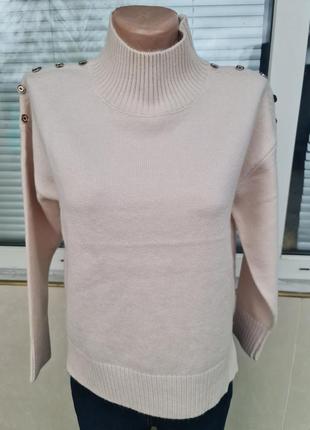 Женский свитер кофта пуловер джемпер водолазка теплые качестве...