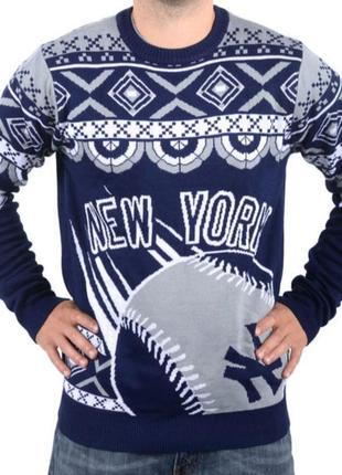 Стильный свитер klew mlb new york yankees