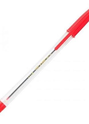 Ручка кулькова (тип корвіна ),червона bm.8117-03 (50 шт в уп) ...