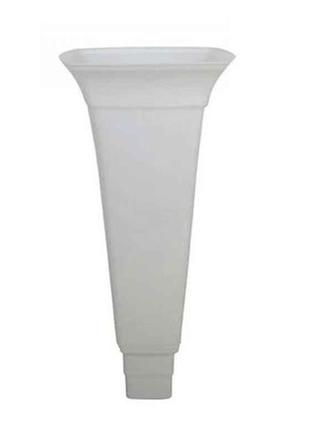 Корпус вази для квітів 30 см 62-білий перламутровий арт.527-1 ...