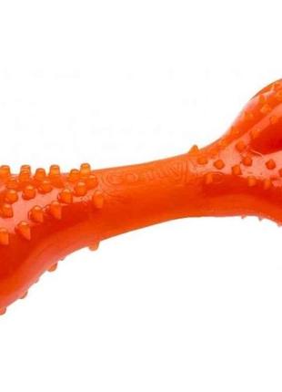 Іграшка кісточка mint dental bone 8,5cm помаранчева тм comfy