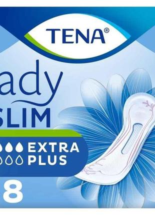 Прокладки уролог lady slim extra plus 8шт тм tena