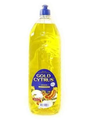 Рідина для миття посуду 1,5 л (лимон жовтий) тм gold cytrus