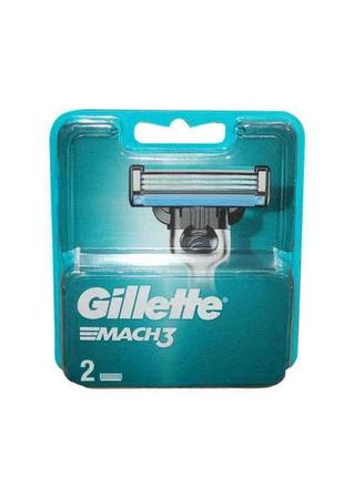 Змінні картриджі для гоління gillette mach 3 (2 шт)