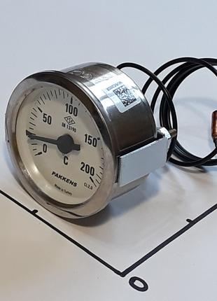 Термометр Ø60мм / 200°С / L-100 cм капиллярный PAKKENS (Турция)