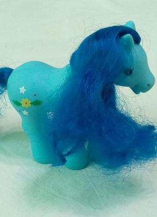 Игрушка, фигурка my little pony - голубой-синий - 12 см.