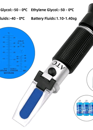 Продам рефрактометр для вимірювання густини електроліту і не тіль
