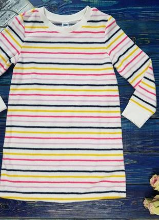 Теплое флисовое платье для девочки на 4 года old navy