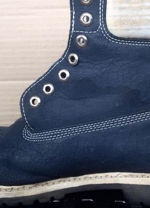 Чоловічі чоботи черевики взуття тімберленд сині timberland