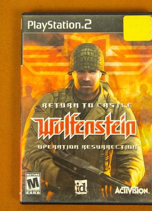 Диск, Playstation 2, NTSC, Wolfenstein