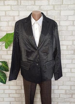 Новый качественный пиджак/жакет в темном цвете с переливами тк...