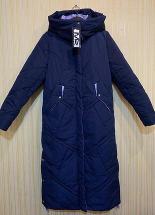 Нова зима довга жіноча куртка пальто mangust 46р. харків