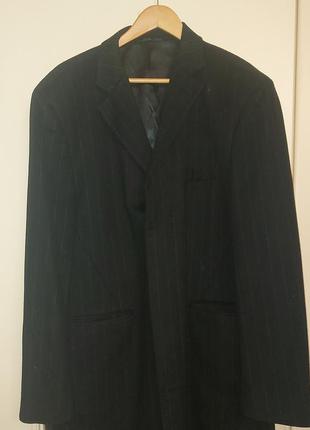 Оригинальное пальто демисезонное alessandr manzoni чёрное мужское
