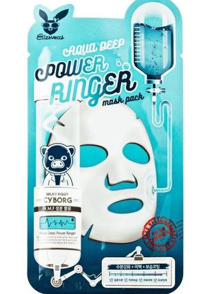 Тканевая маска для лица elizavecca milky piggy cyborg aqua dee...