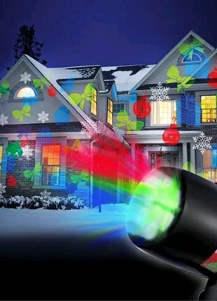Лазерний Новорічний Проектор для дому та квартири Star Shower Sli