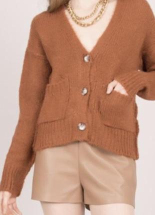 Новая вязаная кофта свитер в стиле оверсайз bsl xs 34