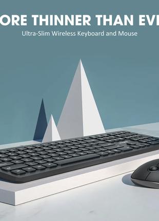 Набор клавиатуры и мыши Victsing Wireless UK PC252A