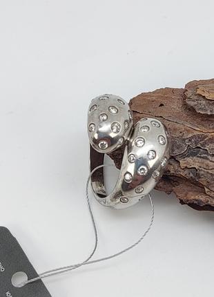 Кольцо серебряное с цирконием 925 пробы арт. 04357