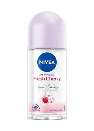 Антиперспірант роликовий 50мл Fresh Cherry Свіжа вишня ТМ NIVEA