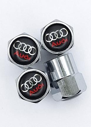 Колпачки на вентиля Audi (хром)