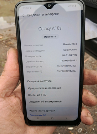 Продам смартфон,SAMSUNG галакси А10S.