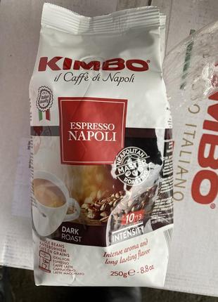 Кава kimbo espresso napoli в зернах 250 г