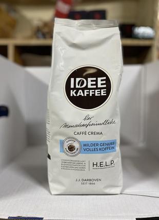 Кава в зернах j.j. darboven idee kaffee caffe crema  1 кг