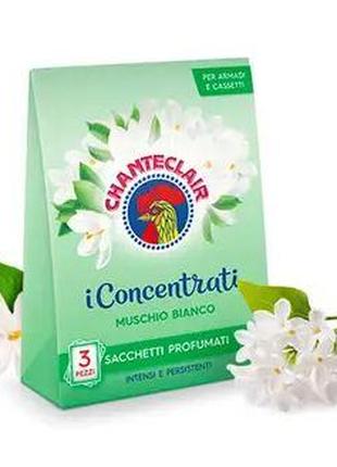 ОСВІЖУВАЧ В ГАРДЕРОБ CHANTECLAIR SACCHETTI MUSCHIO BIANCO 3 ШТ