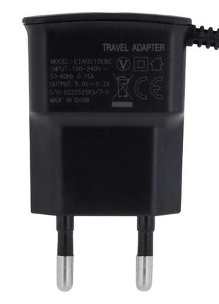 Сетевое зарядное устройство 7 Star Power Micro-USB 1A 1 m Black