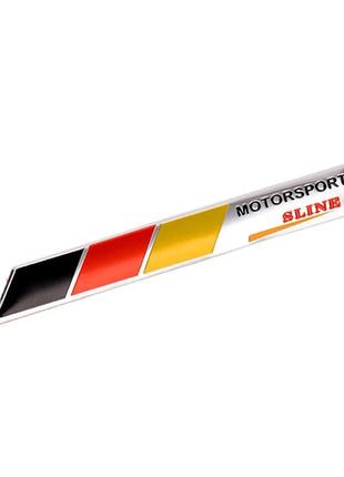 Эмблема флаг Германии Motorsport SLine
