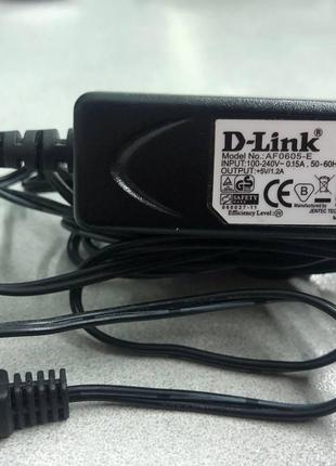 Блок питания к роутеру D-Link AF0605-E, 5V / 1,2A. Б/у