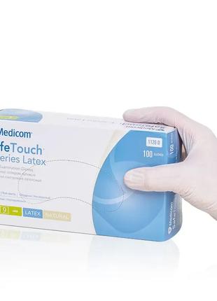 Рукавички оглядові латексні Medicom SafeTouch E-Series, розмір...