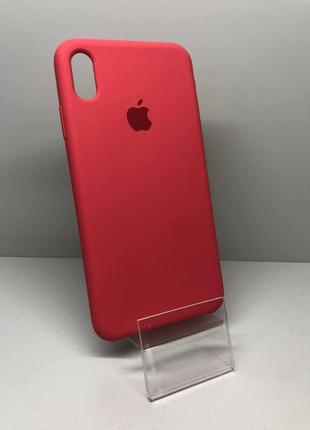 Чехол Silicone Case для iPhone XS Max Light Red