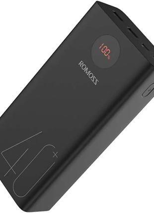 Повербанк ROMOSS 40000mAh Power Bank 22.5W SCP PD QC 3.0 (PEA40)