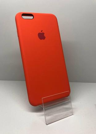 Чехол Silicone Case для iPhone 6 Plus/6S Plus Orange Red