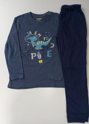 Піжама для хлопчика lupilu синього кольору на зріст 110/116см.