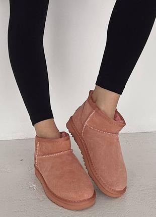 Ugg Ultra Mini Pink Suede