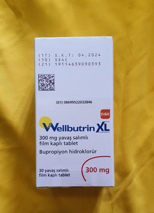 Wellbutrin 300mg,Велбутрин,Велбутрін,Бупропіон.