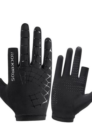 Повнопалі рукавички ROCKBROS S202-1G Чорний