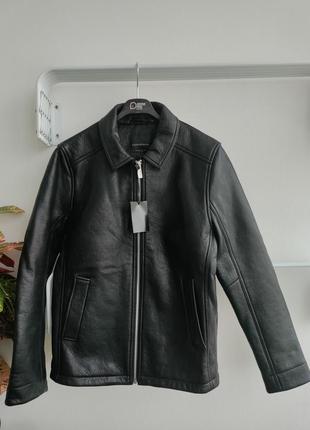 Утепленная кожаная lindberg мужская куртка m/40 дания
