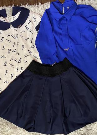 Блузка (2 шт.) и юбка