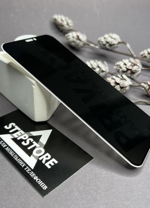 Защитное стекло 3D Антишпион для IPhone XR / 10R фильтр Приват...