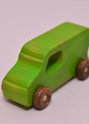 Машинка Деревянная детская Lis Mini Салатовая