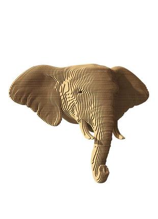 3D Пазл Картонный Настенный Cartonic Слон 158 деталей