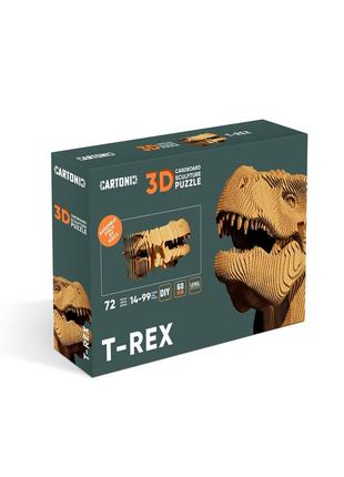 3D Пазл Картонный Cartonic T-Rex 72 детали